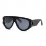 Philipp Plein SPP127M60700G meeste päikeseprillid - must atsetaatraam, tumedad hallid läätsed, 60/13/145 mm