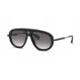 PHILIPP PLEIN SPP151V57700Y meeste päikeseprillid - must atsetaatraam, hallid polükarbonaat läätsed, 57 mm