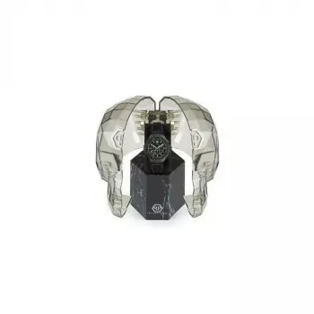 Philipp Plein The $keleton meeste automaatkell PWPRA0624 46mm roostevaba teras must silikoon