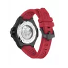 Philipp Plein The $kull King meeste kvartskell PWPFA0524 44 mm must silikoon