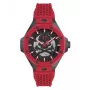 Philipp Plein The $kull King meeste kvartskell PWPFA0524 44 mm must silikoon