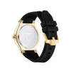 Philipp Plein The $kull meeste kvartskell 44mm roostevabast terasest korpus must silikoonrihm PWUFA0225