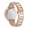 Philipp Plein The Skeleton meeste kvartskell PWSAA0623 44mm must silikoonrihm