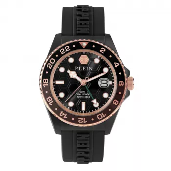 Philipp Plein The Skeleton meeste kvartskell PWYBA0823 44mm must silikoon