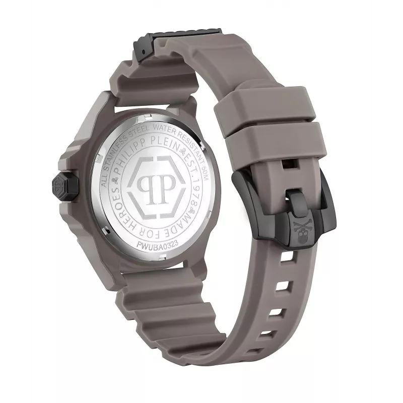 Philipp Plein The Skeleton meeste käekell PWUBA0323 44mm must IP roostevaba teras silikoon