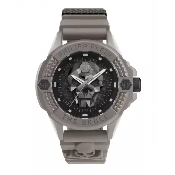 Philipp Plein The Skeleton meeste käekell PWUBA0323 44mm must IP roostevaba teras silikoon