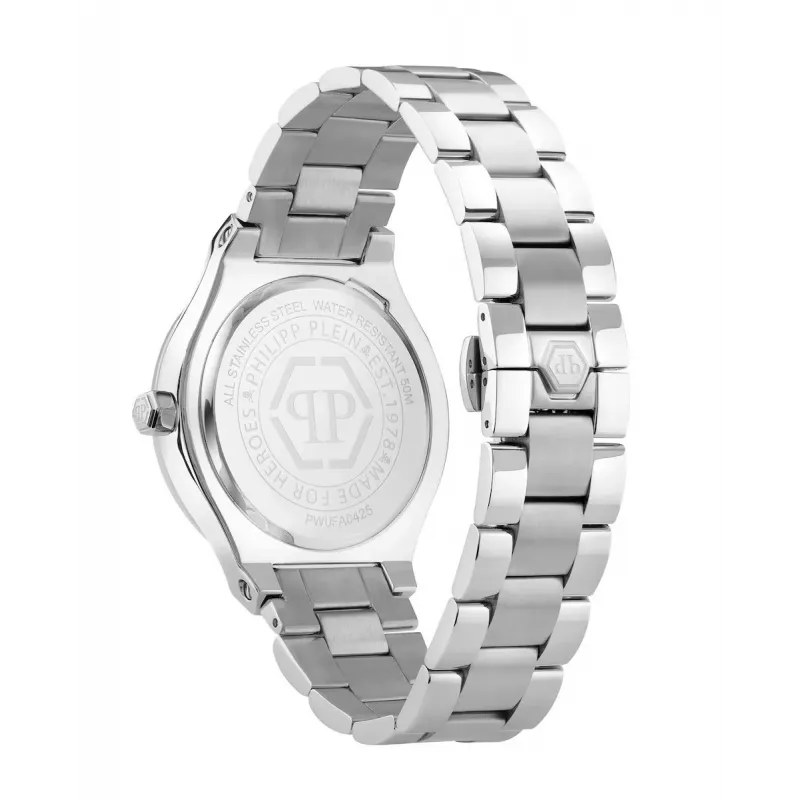 Philipp Plein The Skull meeste käekell PWUFA0425 44mm must silikoon