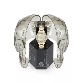 Philipp Plein Naiste PWPOA0624 The G.O.A.T. Kvarts Analoogkell 38 mm Roosakuldne