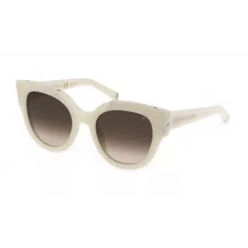 Philipp Plein naiste päikeseprillid SPP026S5309YL kuld/kollane atsetaatraam, pruun gradientlääts 53mm