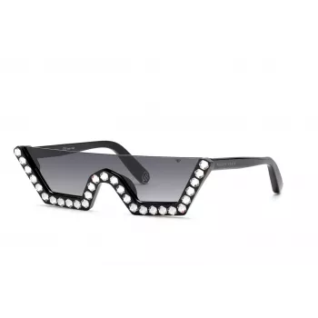 Philipp Plein naiste päikeseprillid SPP031S990700 musta raamiga UV400