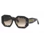 Philipp Plein naiste päikeseprillid SPP098M530700 - must atsetaatraam, hallid läätsed, 53 mm