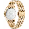 Philipp Plein naiste kell PW2BA0223 38mm roosakuldse tooniga roostevaba teras valge silikoon