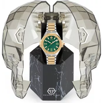 Philipp Plein naiste käekell PWBDA0724 39mm kvarts roostevaba teras silikoon must