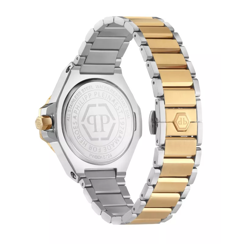 Philipp Plein naiste käekell PWBDA0724 39mm kvarts roostevaba teras silikoon must