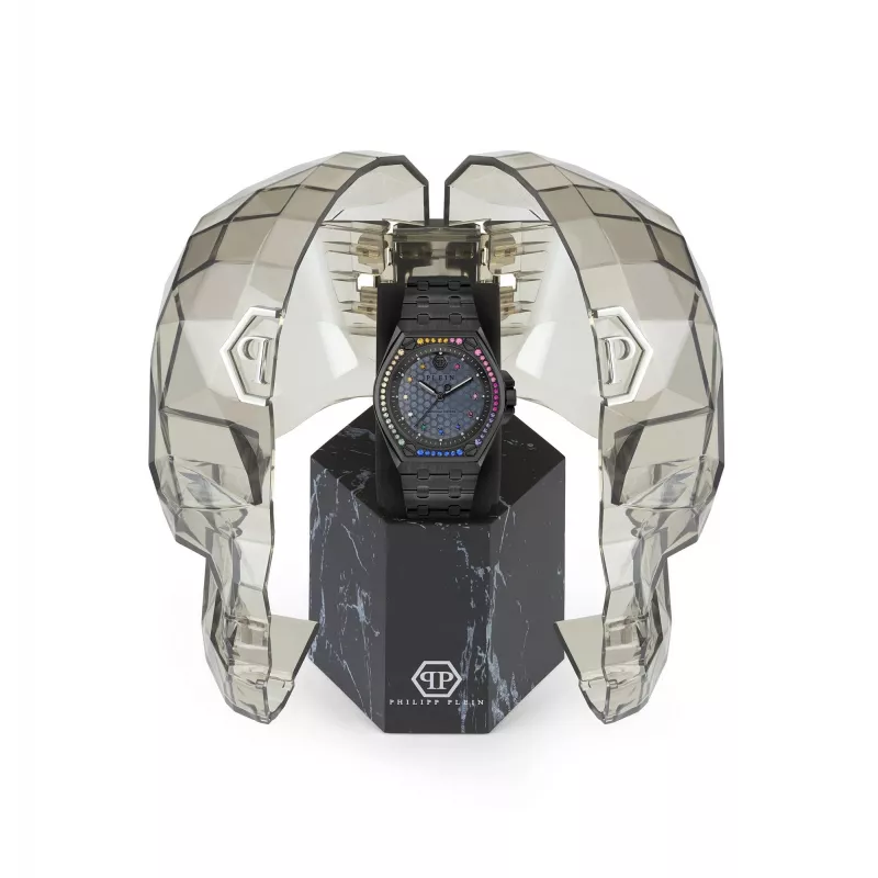 Philipp Plein naiste käekell PWJAA1423 The Skull 38mm roosakuldne toon