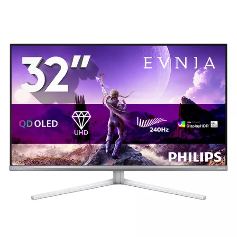 Philips 32M2N8900P/00 31.5 tolline 4K OLED mängumonitor - 240Hz, 0.03ms, HDR, USB-C jaotur