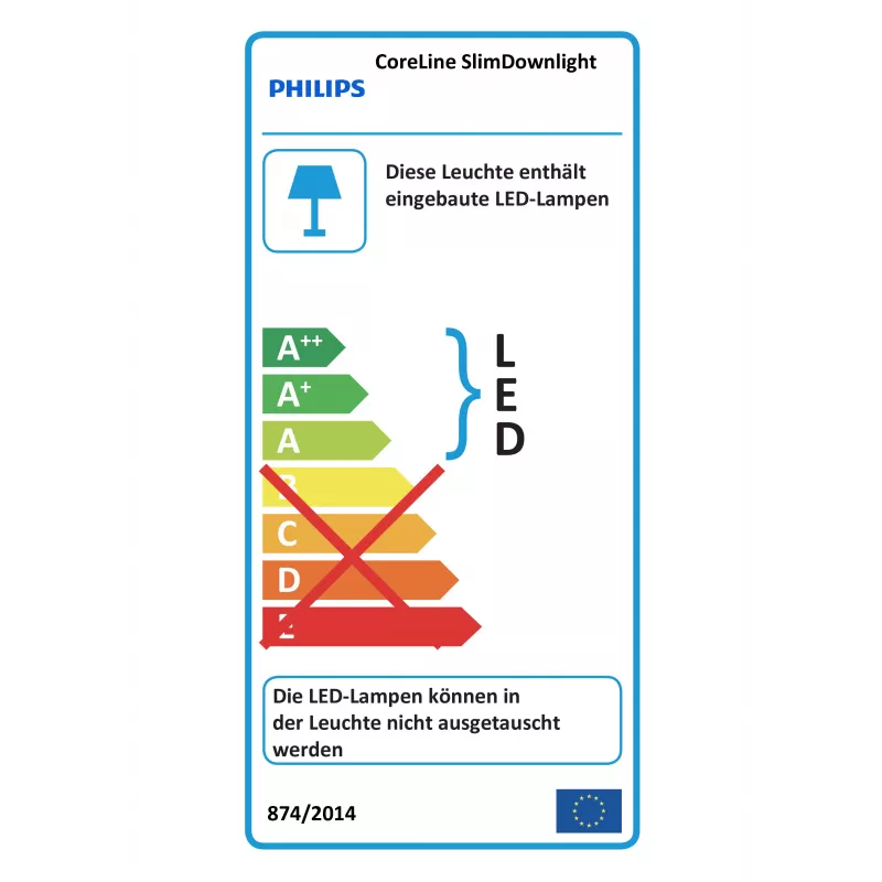 Philips CoreLine DN145B LED20S/840 LED süvistatav valgusti 2100lm 4000K DALI valge