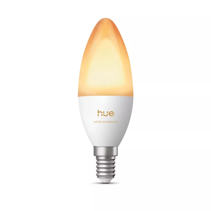 Philips Hue White Ambiance Candle Bulb E14 B39 EU 1 Pack
