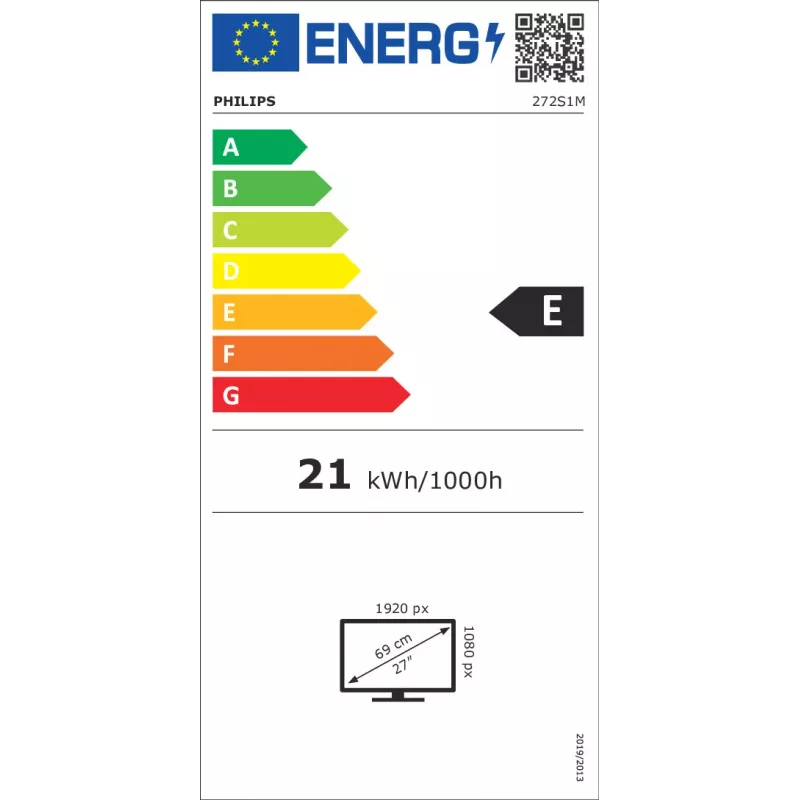 Philips S-line 272S1M LED Monitor 68.6 cm (27 in)