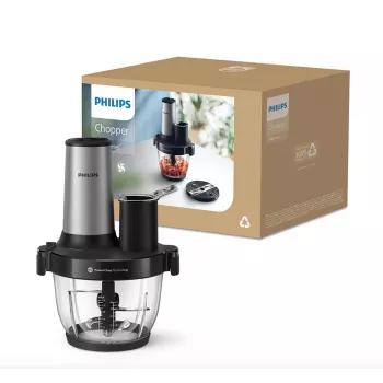 Philips Series 5000 Köögikombain Hakkur HR1504/00, 800 W, 2.1 L kauss, valge