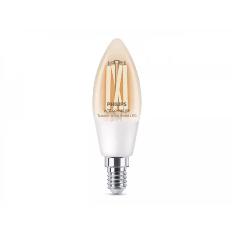 Philips Smart WFB 40W C35 E14 927-65 CL 1PF/6 Smart LED-pirn - 4.9W 470lm Tunable White E14 Candle Wi-Fi Bluetooth Dimmable