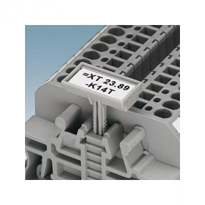 Phoenix 3022218 Endhalter CLIPFIX 35 – otsaklamber NS 35 DIN-siini jaoks, PA, hall