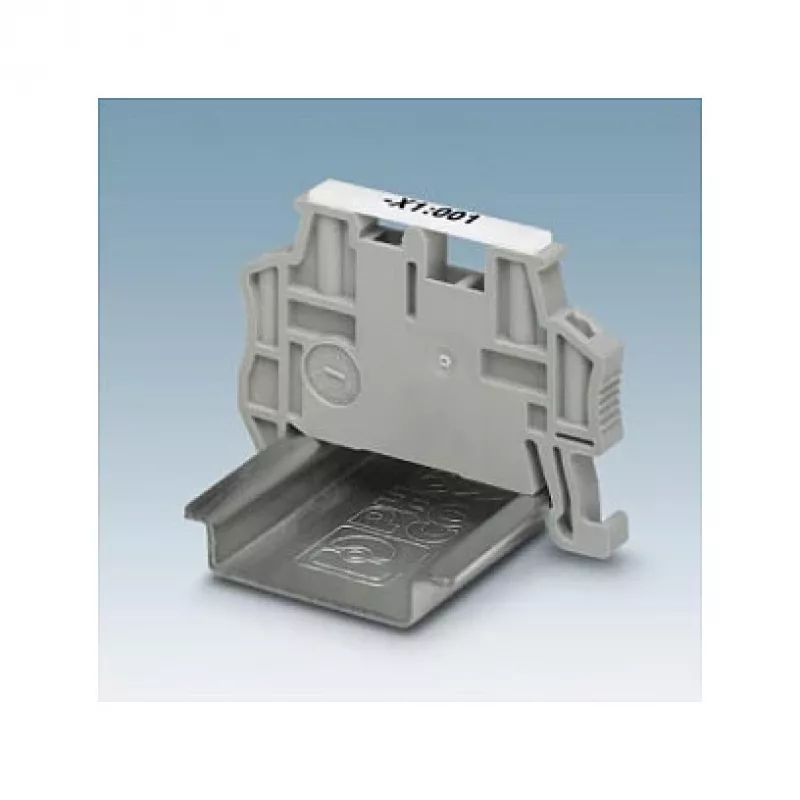 Phoenix 3022218 Endhalter CLIPFIX 35 – otsaklamber NS 35 DIN-siini jaoks, PA, hall