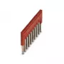 Phoenix 3030213 FBS 10-5 pistikühendusega sild, 10 positsiooni, 5,2 mm samm, punane