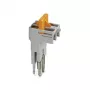 Phoenix 3034468 SB-ME 2-8 pistiksild, 2-positsiooniline, 8 mm samm, punane