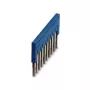 Phoenix 3036916 FBS 10-5 BU pistiksild, 10 positsiooni, 5,2 mm samm, sinine