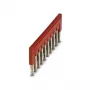 Phoenix Contact 3030271 FBS 10-6 pistiksild, 10-positsiooniline, 6.2 mm samm, punane
