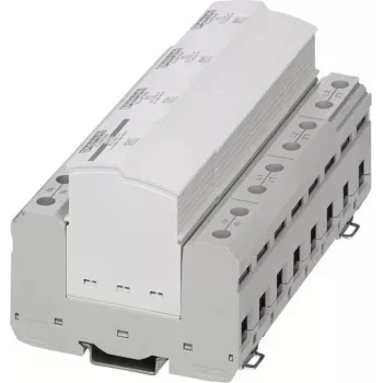Phoenix Contact FLT-SEC-P-T1-3S-350/25-FM 1. tüüpi liigpingepiirik, 3-faasiline, 350 V AC, 25 kA, DIN-liinile 2905421