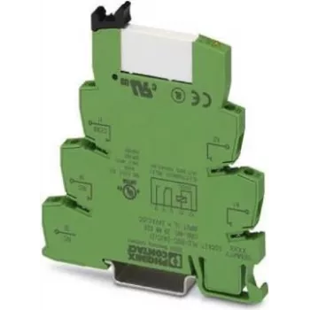 Phoenix Contact PLC-RSC-24UC/21 liidesrelee, 24V AC/DC mähis, 1 SPDT kontakt, 6A, DIN-liinile, roheline