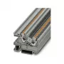 Phoenix Contact PTI 2.5 push-in paigaldusklemmliist, 2-tasandiline, 2,5 mm², 500 V, 24 A, DIN-liist, hall