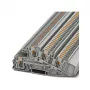 Phoenix Contact PTI 4-L/L 3-tasandiline paigaldusklemmliist, push-in, 4 mm², 400 V, 32 A, hall