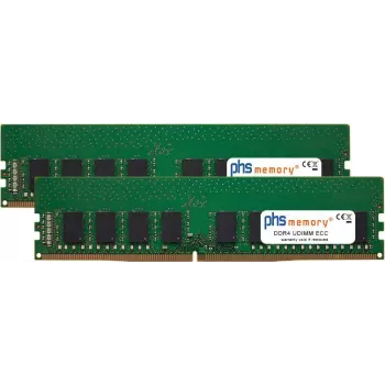 PHS-memory 16GB komplekt (2x8GB) DDR4 ECC UDIMM 2400MHz PC4-19200E Gigabyte GA-X150M-PRO ECC jaoks SP601783