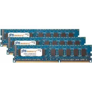 PHS-memory 24GB (3x8GB) komplekt DDR3 UDIMM ECC 1333MHz PC3-10600E serverimälu Dell PowerEdge T710 jaoks SP580241