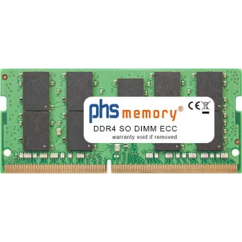 PHS-memory 32GB DDR4 3200MHz ECC Unbuffered SO-DIMM mälu ASRock Box PC DSF-A6000 jaoks (SP562018)
