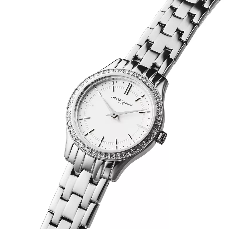 Pierre Cardin CF.0601.SJ naiste kvartskell – 30 mm roostevabast terasest hõbedase sihverplaadiga