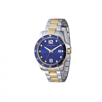 Pierre Cardin meeste kvartskell CNI.0031 40mm roostevabast terasest korpus musta numbrilaud ja nahkrihm