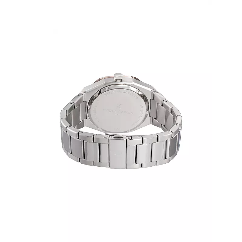 Pierre Cardin meeste käekell CF.1000.MU 42mm kvarts analoog roostevaba teras must sihverplaat nahkrihm