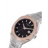 Pierre Cardin meeste käekell CF.1000.MU 42mm kvarts analoog roostevaba teras must sihverplaat nahkrihm