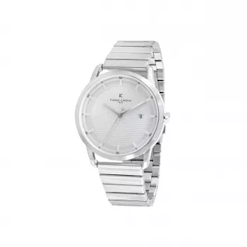 Pierre Cardin meeste käekell CLC.6001 43mm roostevabast terasest kvartsanaloog musta numbrilaud ja nahkrihm