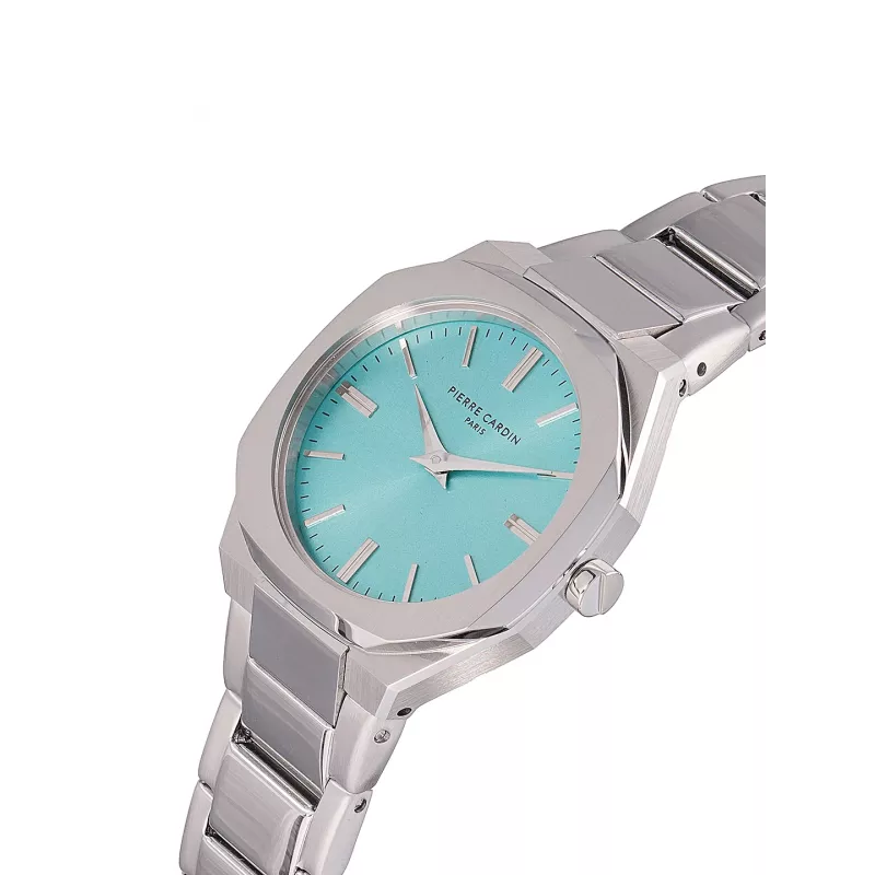 Pierre Cardin Naiste CF.1008.MS.1 Kvarts Analoogkell 32mm Hõbedane Roostevabast Terasest Võrkrand