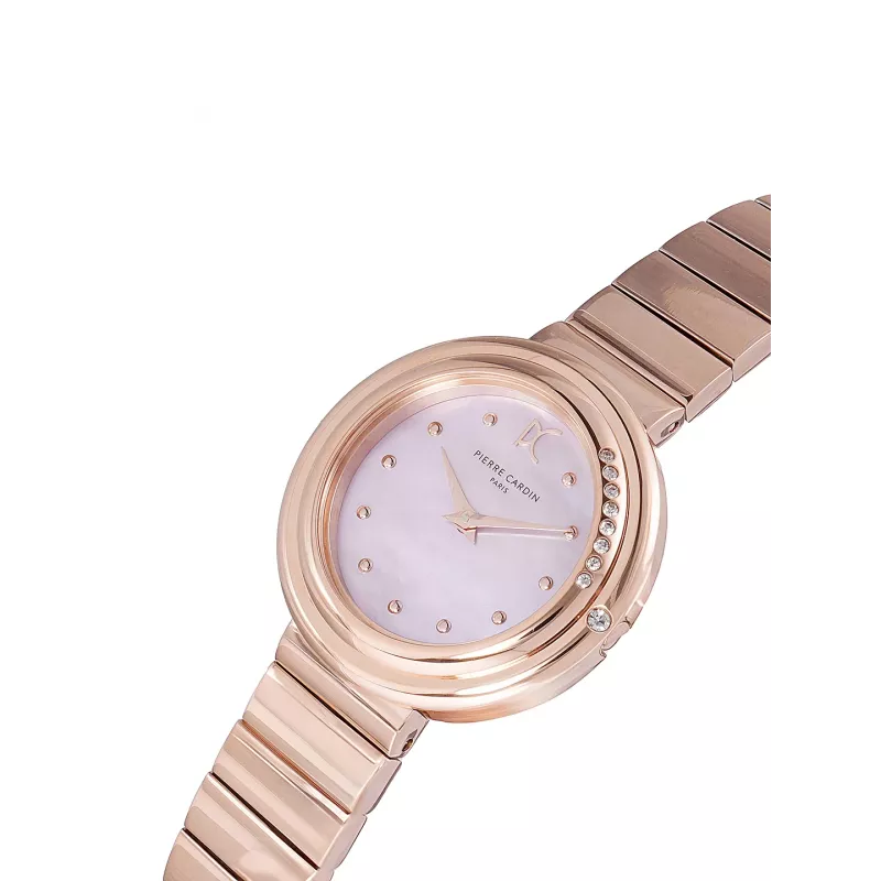 Pierre Cardin naiste CF.1010.MR.1 kvarts-analoogkell 32mm roosakuldne