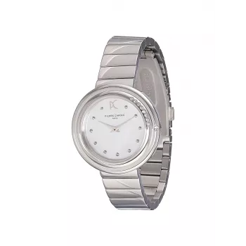 Pierre Cardin naiste CF.1010.MS.1 kvarts-analoogkell 32mm hõbedane roostevabast terasest Milanese võrk-käevõru