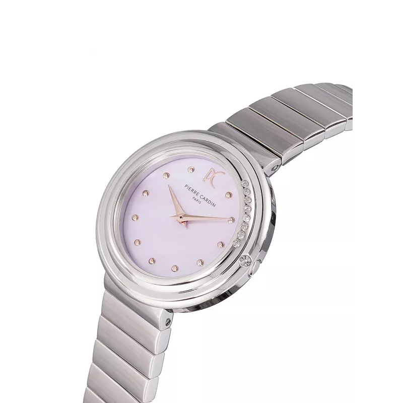 Pierre Cardin Naiste CF.1010.MS.2 Kvarts Analoogkell 32mm Hõbedane Roostevabast Terasest Võrk