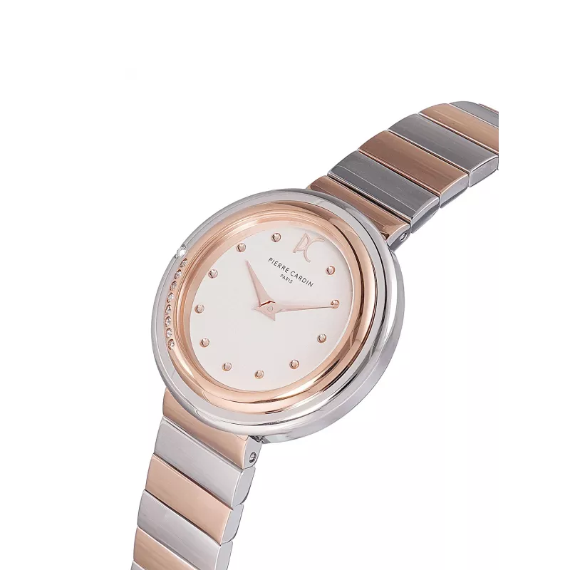 Pierre Cardin Women's CF.1010.MU.3 Quartz Watch 32mm Rose Gold Stainless Steel Mesh