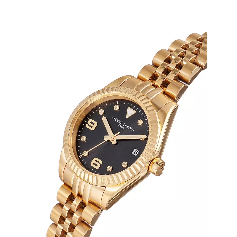 Pierre Cardin naiste CF.1012.MG.1 kvarts-analoogkell 28mm kullatooniga roostevaba teras
