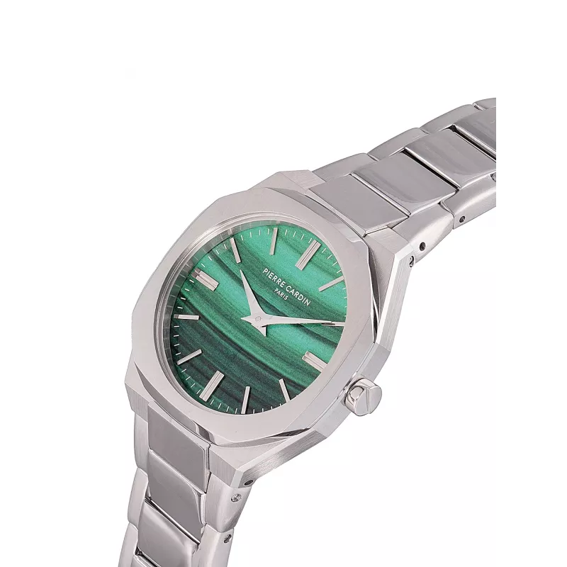 Pierre Cardin naiste kvartskell CF.1008.MS.3 32mm hõbedane roostevabast terasest Milani käevõruga